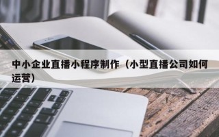 临沧中小企业直播小程序制作（小型直播公司如何运营）